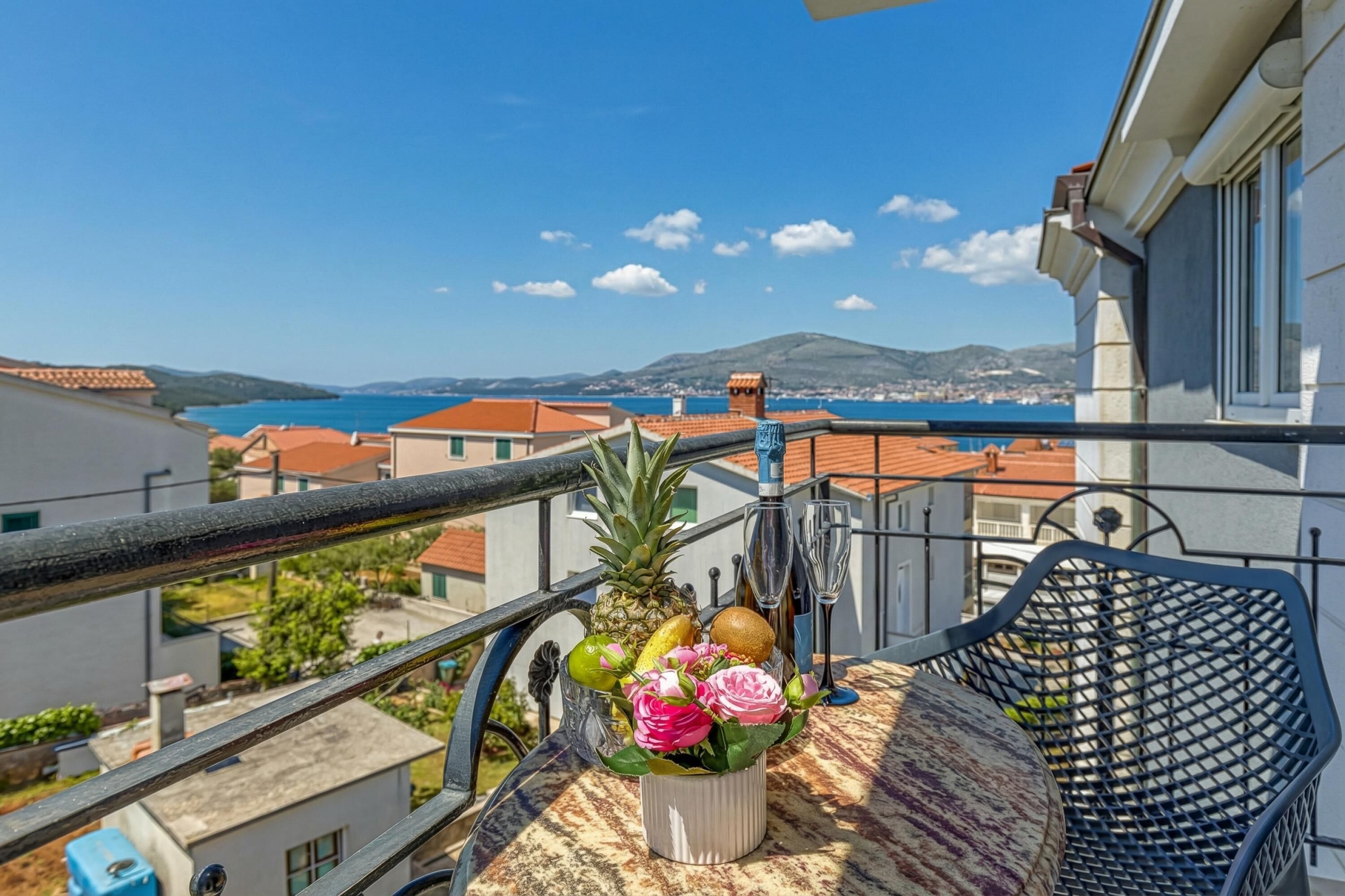 Family Apartment, Multiple Bedrooms, Mountainside (Apartment Antonia 220m from the beach) | View from property