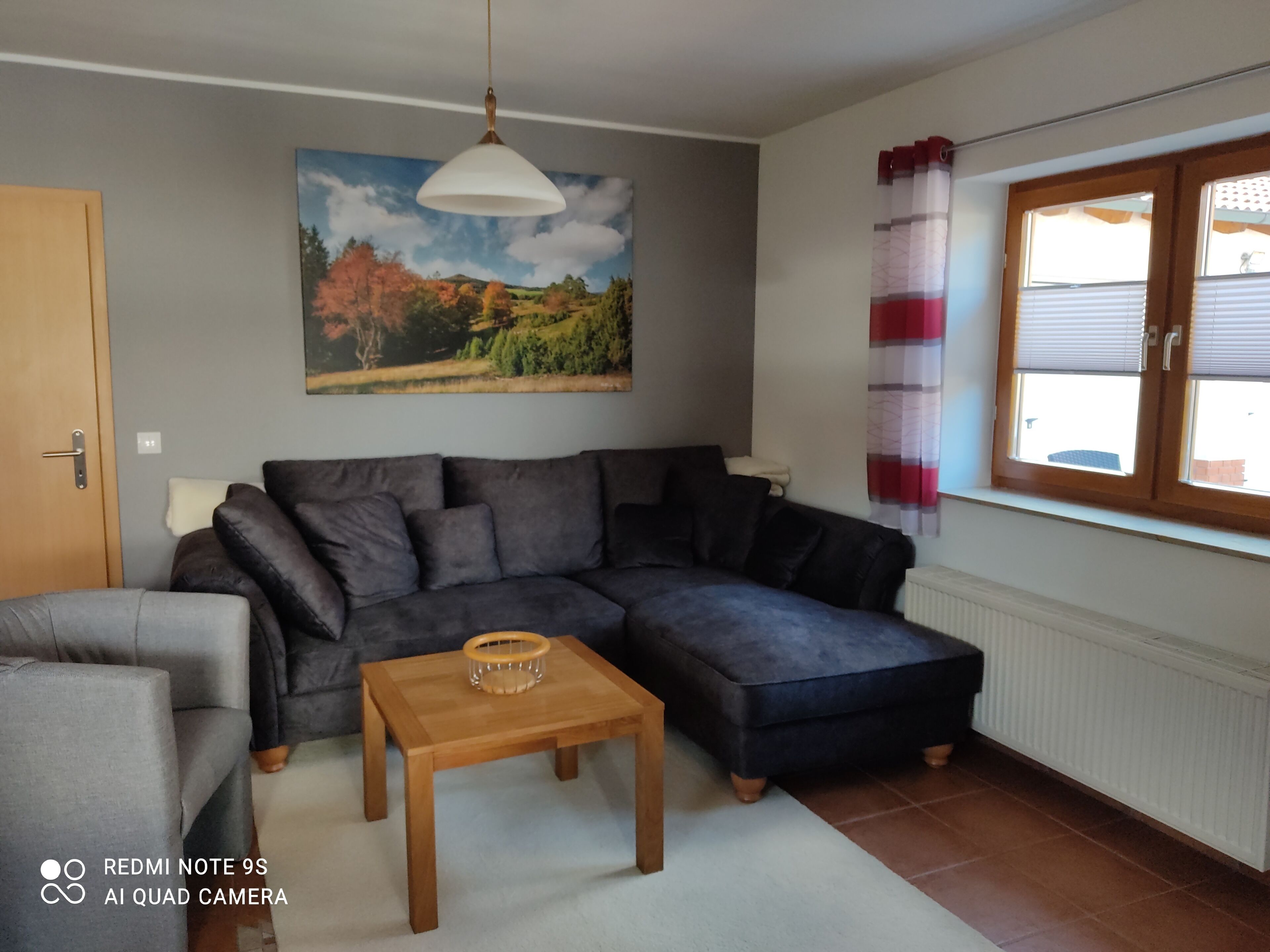 Quiet apartment with a beautiful terrace and lawn.