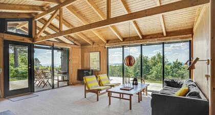 Nice home in Knebel with house sea view