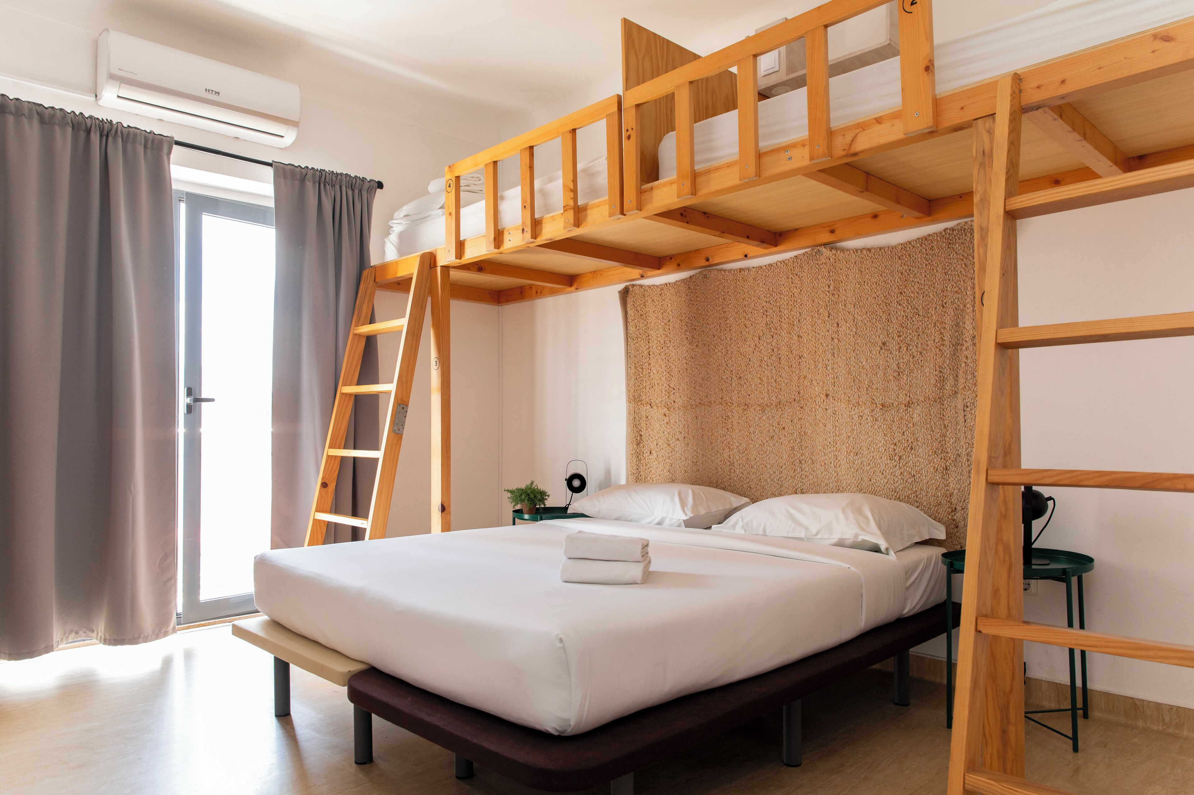 Family Quadruple Room, Balcony (4 beds) | Soundproofing, iron/ironing board, free WiFi, bed sheets