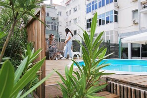 Seasonal outdoor pool