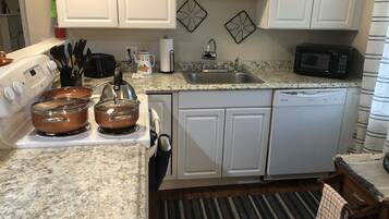 Microwave, oven, dishwasher, toaster