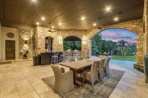 Restauration en plein air