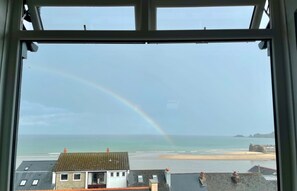 Interior - Modern Cottage, Panoramic Sea View, private deck, 100m from Saundersfoot beach (Saundersfoot)