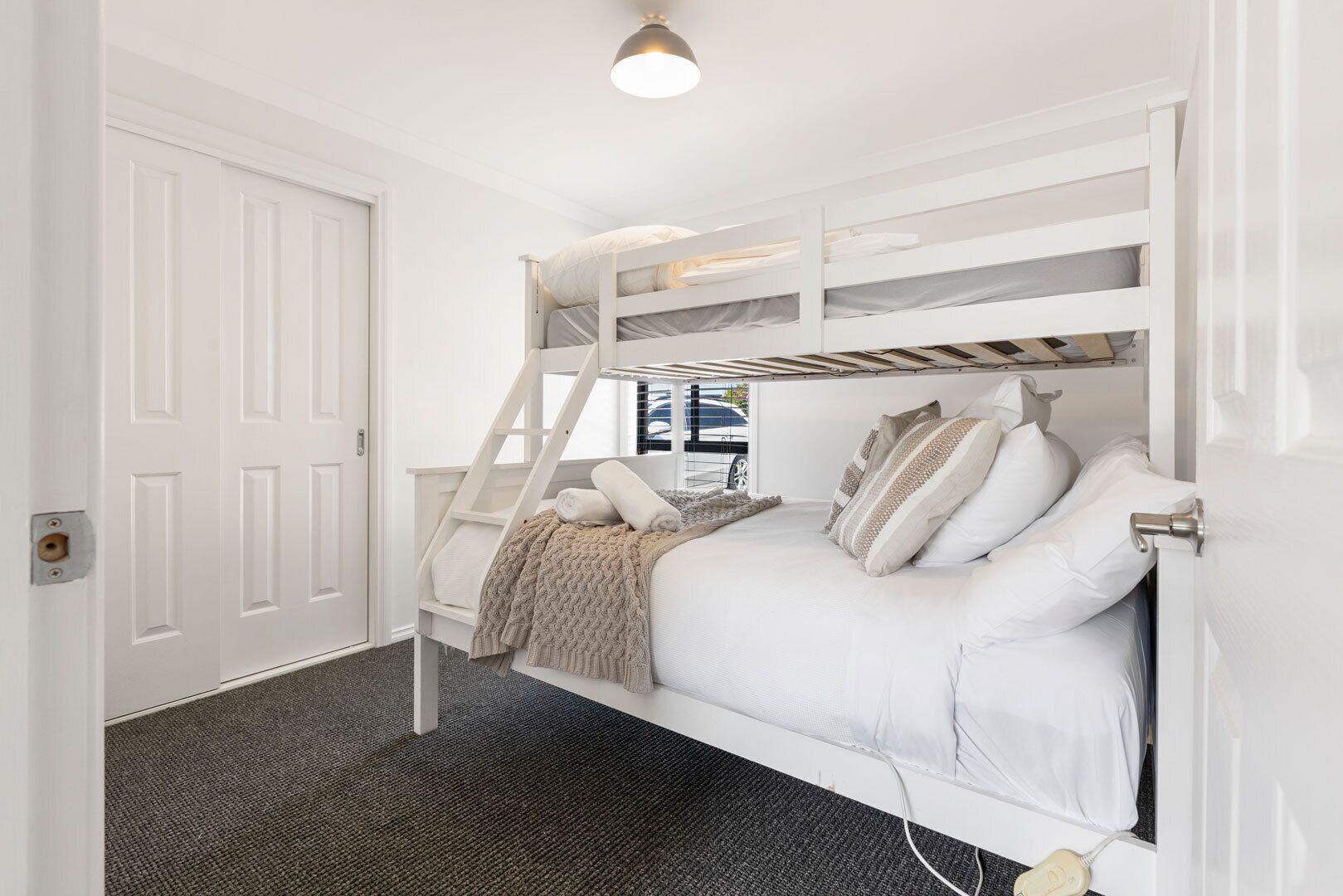 2 bedrooms, iron/ironing board, travel cot, bed sheets