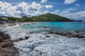 On the beach - Enjoy gated private beach location voted best in St. Thomas (St Thomas)