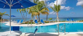 Enjoy gated private beach location voted best in St. Thomas