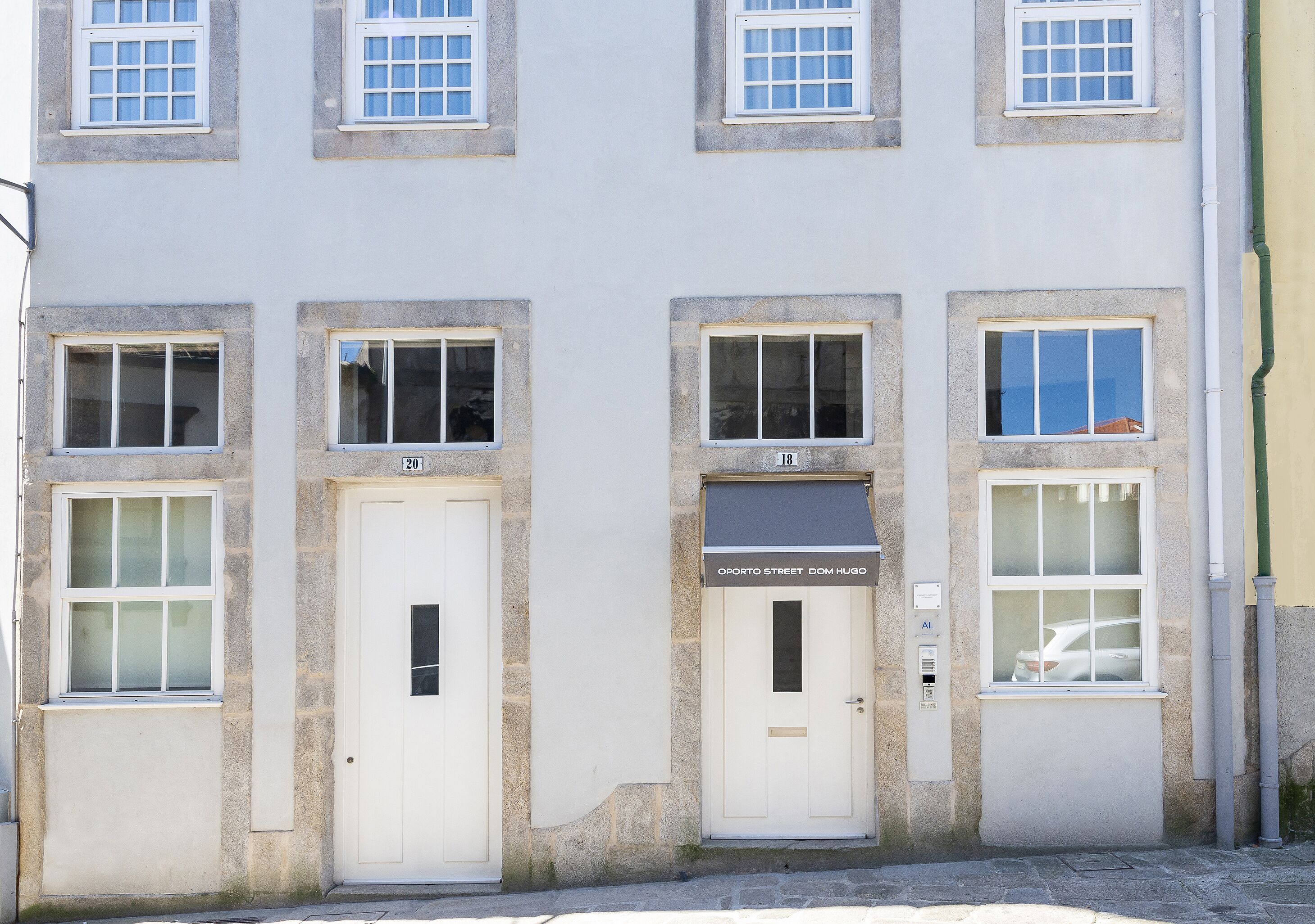 Voorkant van accommodatie