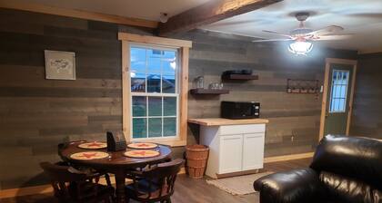 Charming one room cabin perfect for couples or small families.
