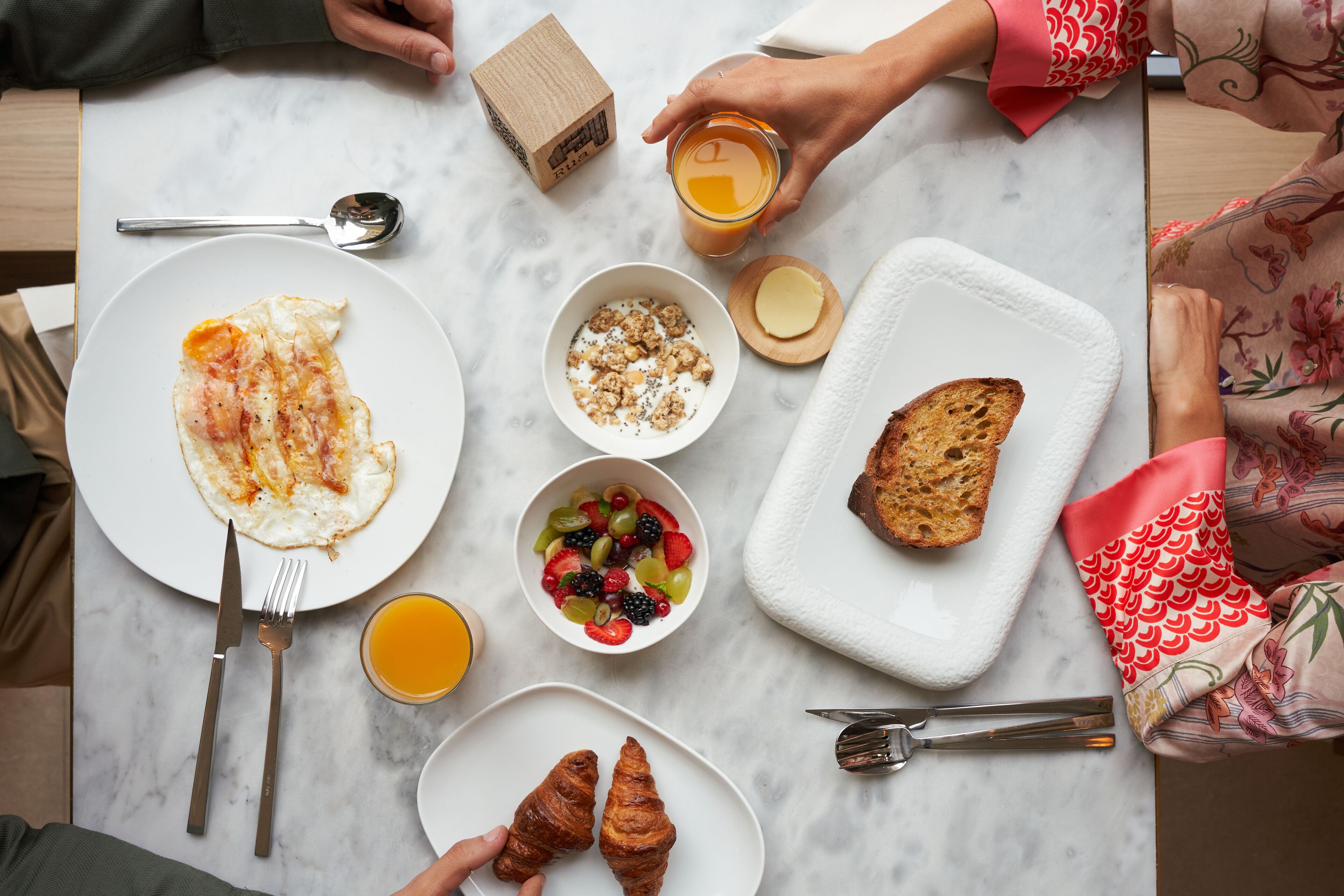 daily buffet breakfast (eur 18 per person)