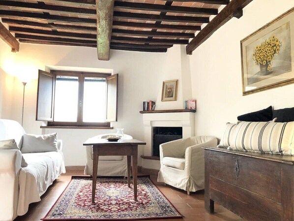 TV connectée, cheminée
