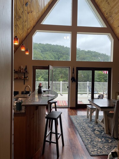 Charming A-frame retreat in a beautiful, natural, and private setting