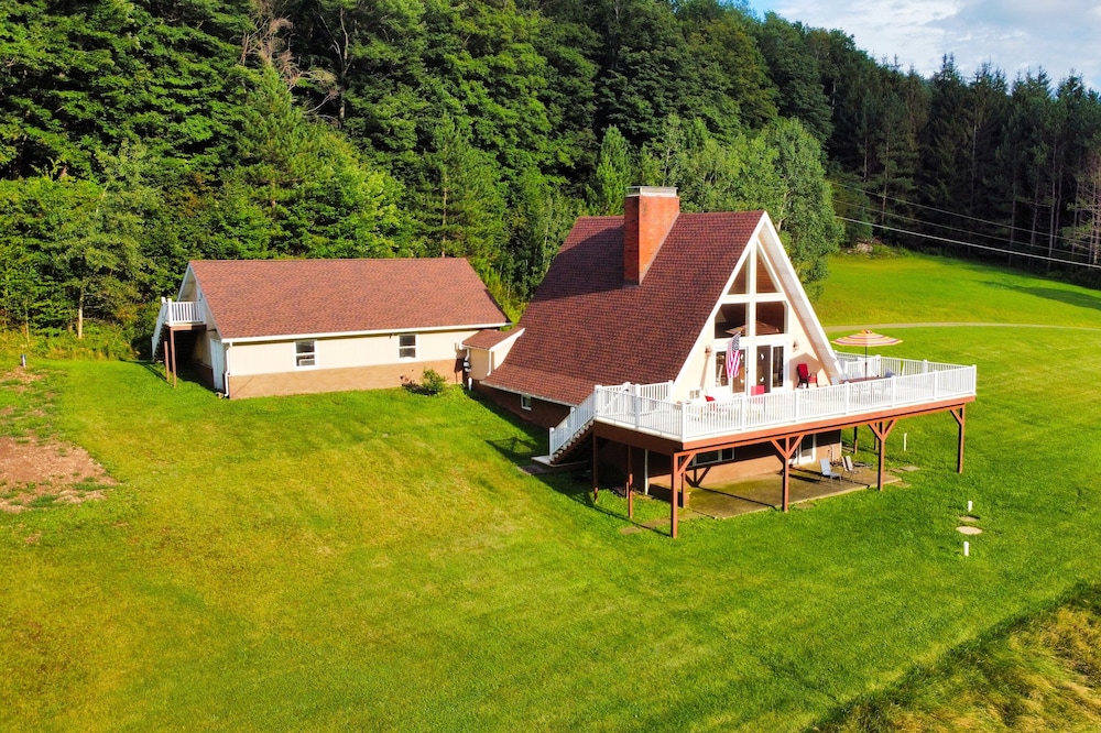 Charming A-frame retreat in a beautiful, natural, and private setting