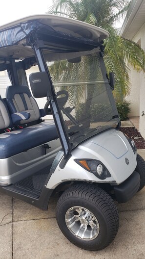 Property grounds -  Walk to Lake Sumter Landing! Golf cart included! (The Villages)