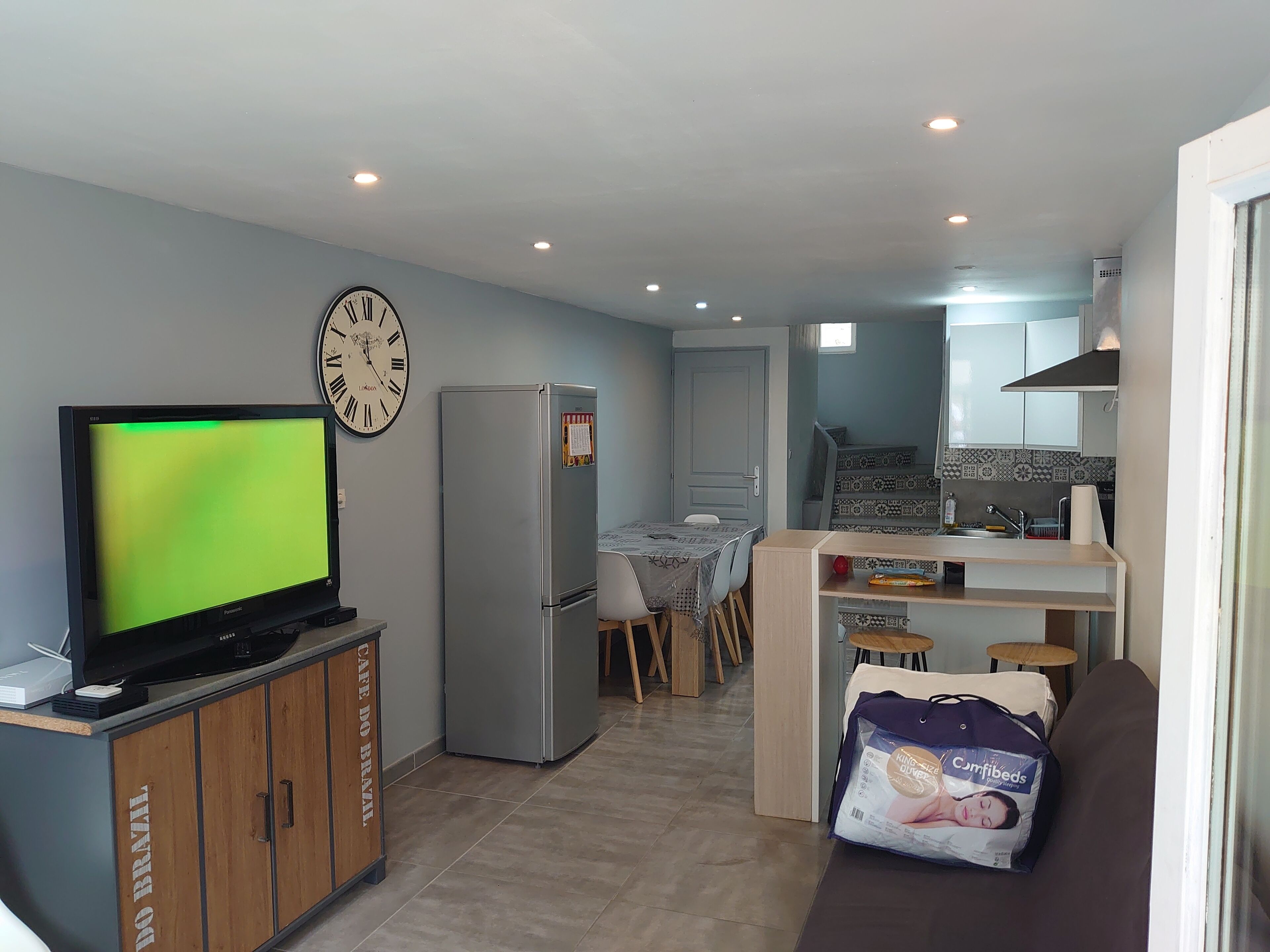 Village house with air conditioning 57 m2 + courtyard with barbecue
