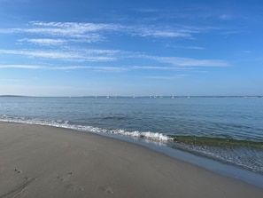 On the beach