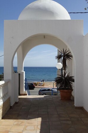 Vista a la playa o al mar