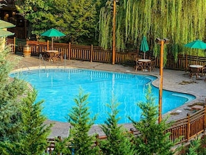 Indoor pool, outdoor pool