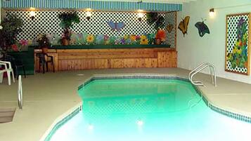 Indoor pool, outdoor pool