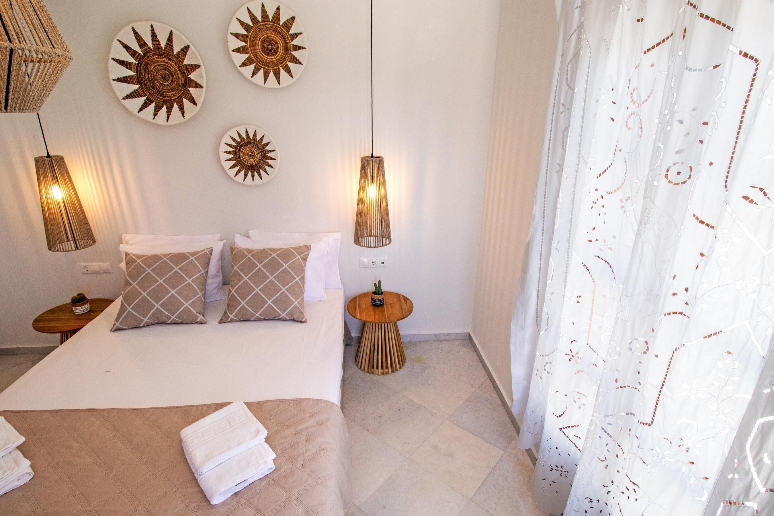 Villa Evdokia-Vineyard Family Apartment 3' from Sea