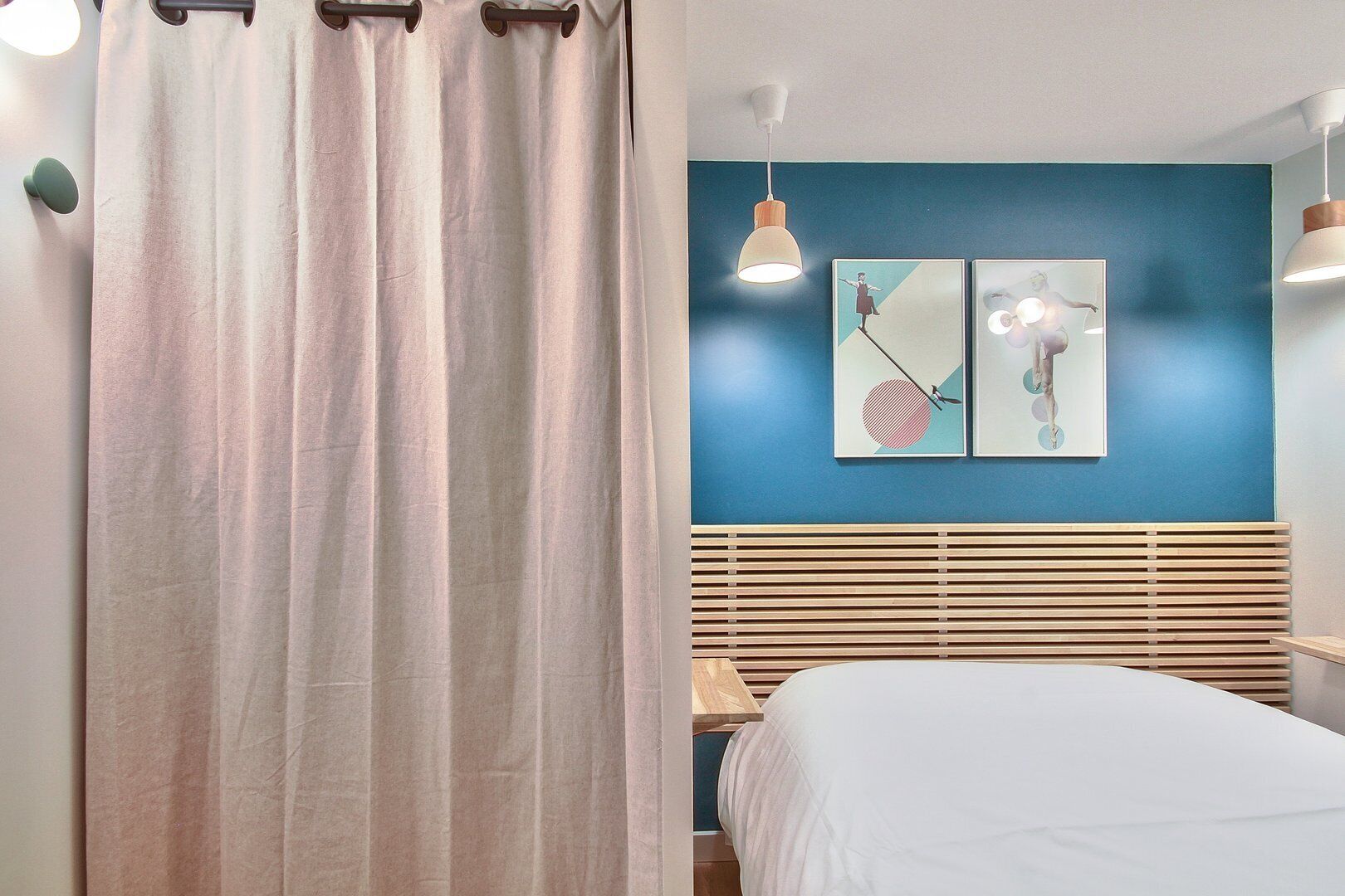 1 غرفة نوم ومكواة/لوح كي وواي فاي مجانًا وملاءات أسرّة