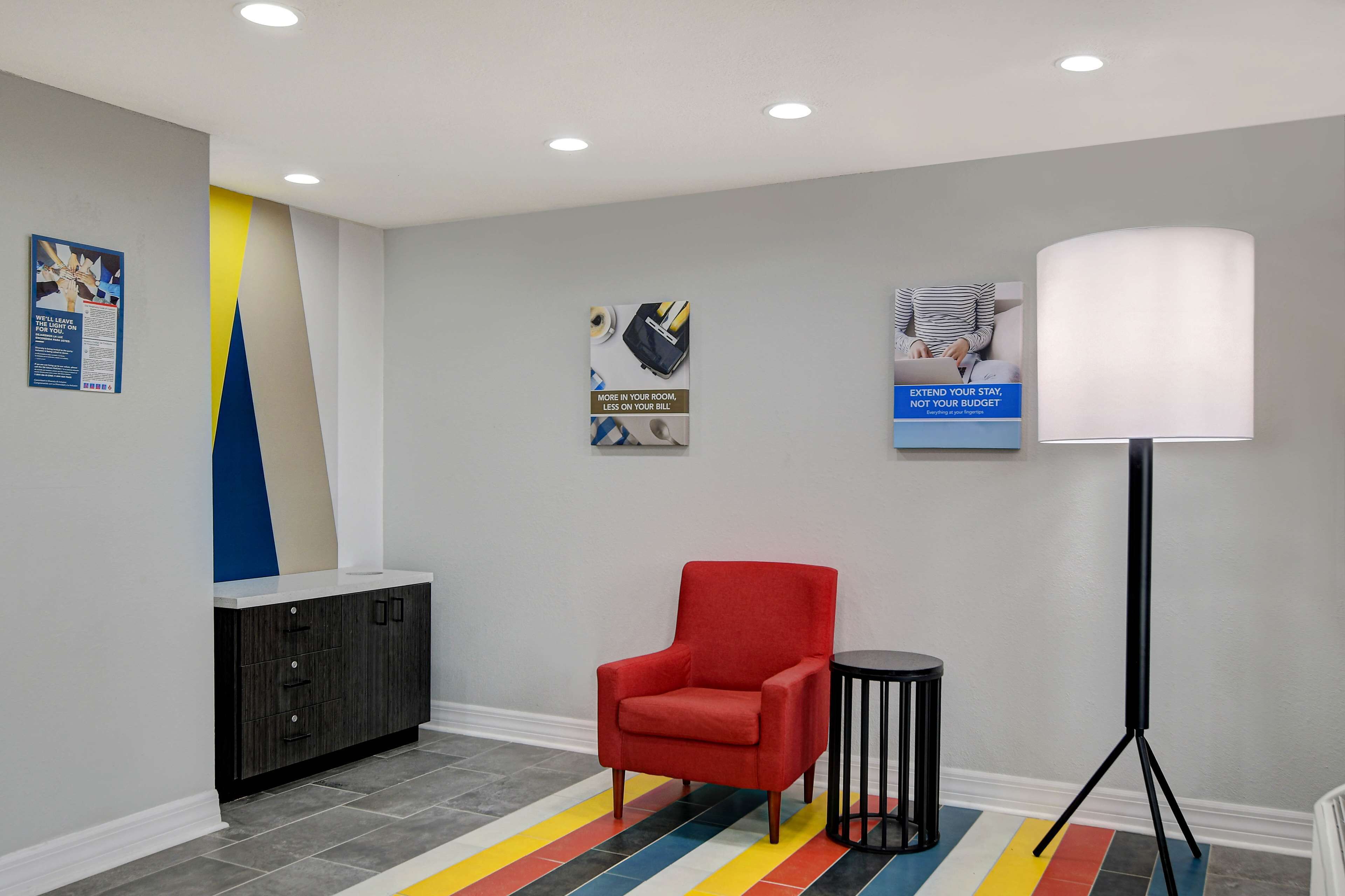 Sitzecke in der Lobby