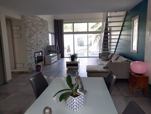 Living area - Villa Paradis (Montpellier)