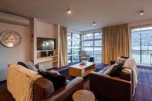 Smart TV, Netflix, DVD player, streaming services