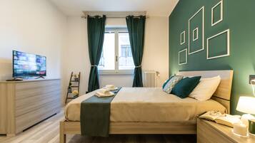 1 camera, ferro/asse da stiro, Wi-Fi, lenzuola