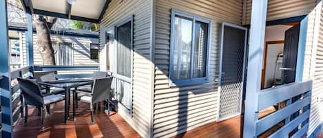 Standard Accessible 2 Bedroom Cabin | Terrace/patio