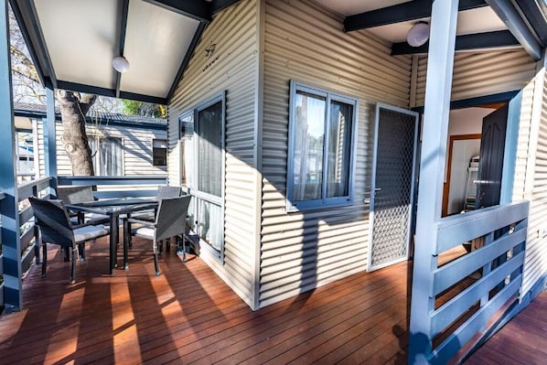 Standard Accessible 2 Bedroom Cabin | Terrace/patio
