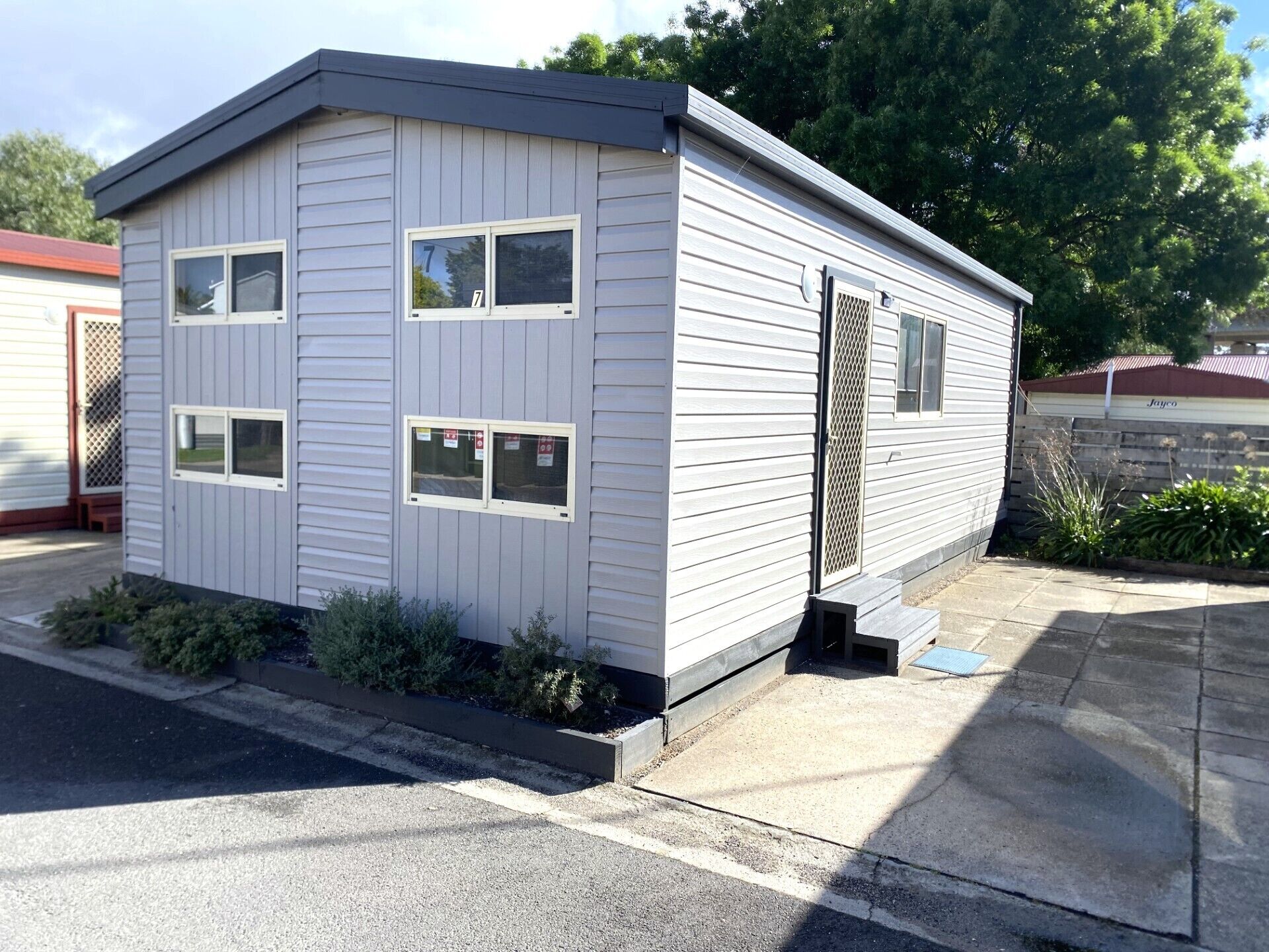 Chalet rustique Standard, 3 chambres | Terrasse/patio