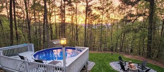 Large Hillside Retreat with Pool and Hot Tub!
