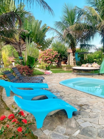 Property grounds. Charming place, suite with fireplace.