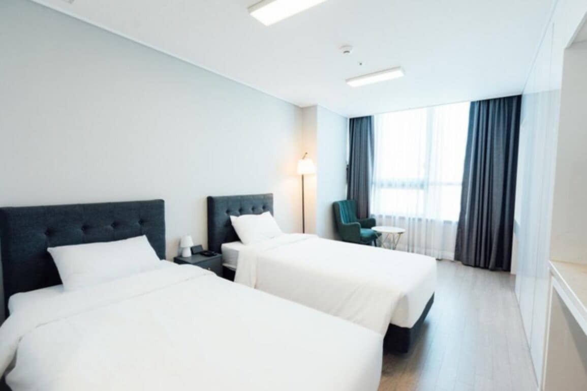 Deluxe Twin kamer | Verduisterende gordijnen, gratis wifi, beddengoed