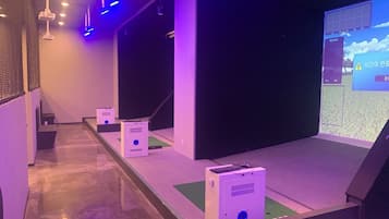 Indoor golf driving range