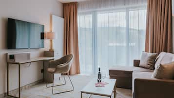 1 habitación, ropa de cama hipoalergénica y minibar