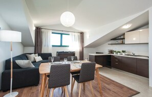 Villa | Ruang tamu | 30 inci televisyen dengan digital, pendiangan 