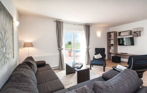 Villa | Ruang tamu | 30 inci televisyen dengan digital, pendiangan 