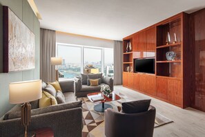 49-inch flat-screen TV with cable channels, TV - The Bentley Luxury Hotel and Suites (Doha)