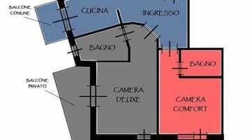 Comfort Suite, Ensuite (Comfort) | Floor plan