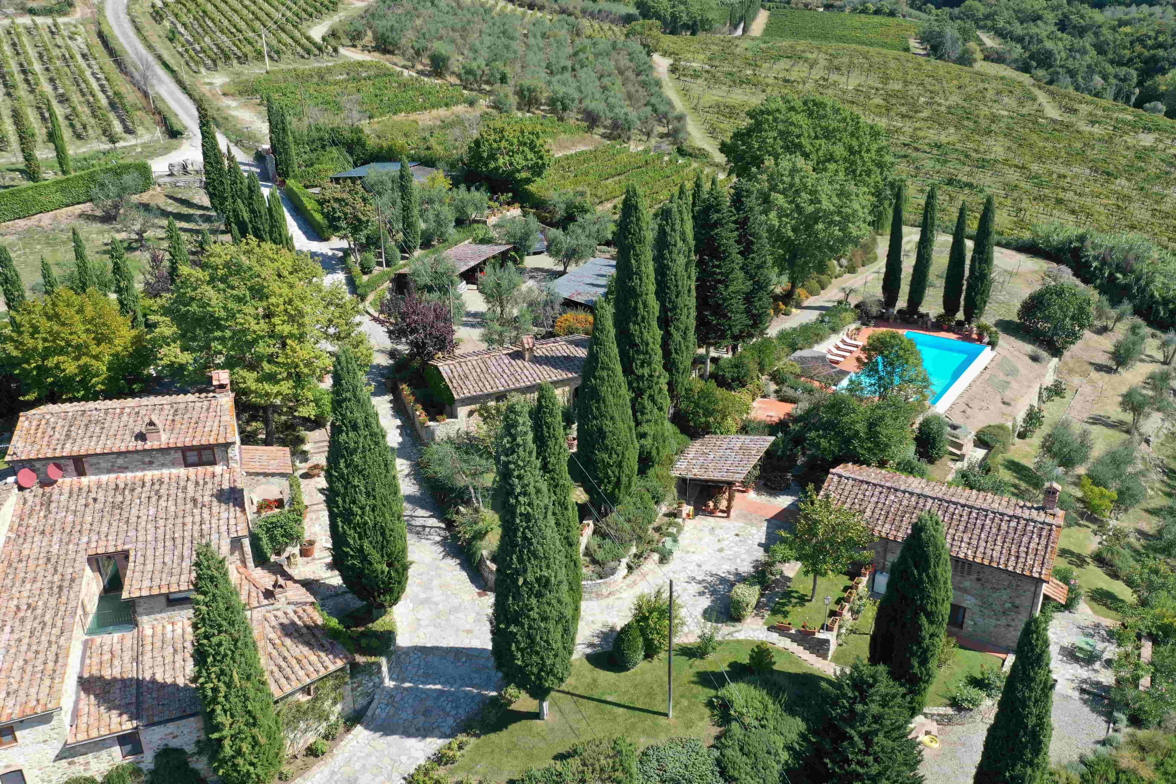 Barn and stone house with swimming pool and breathtaking view (Cip. 1 + Cip. 2)