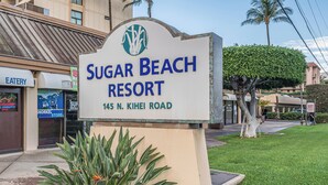 A sign for Sugar Beach Resort at 145 N. Kihei Road.