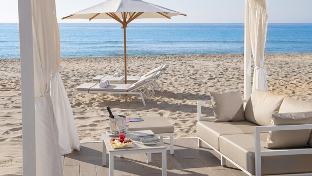 Privatstrand, kostenloser Shuttle zum Strand