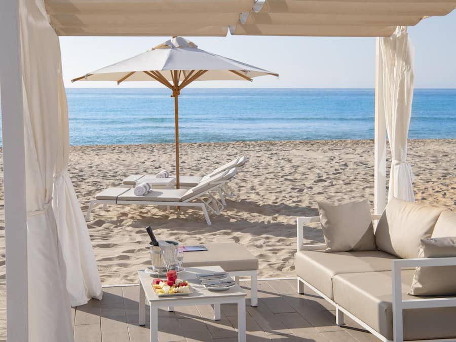 Private beach, free beach shuttle