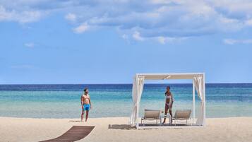 Privatstrand, kostenloser Shuttle zum Strand