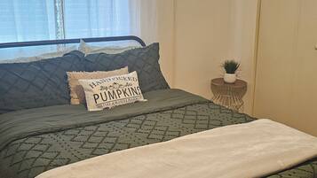 2 bedrooms, iron/ironing board, free WiFi, bed sheets