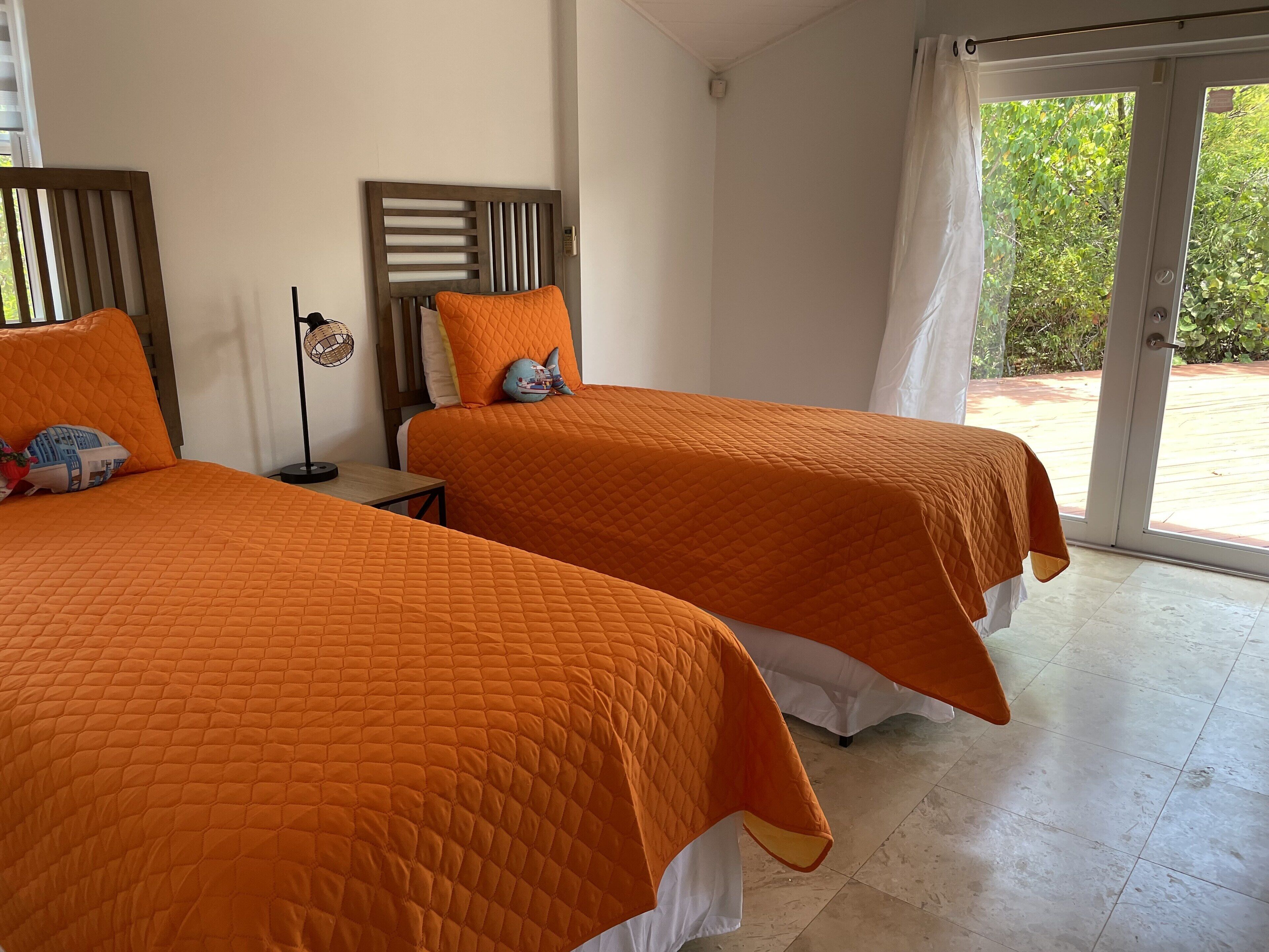 2 bedrooms, travel crib, WiFi, bed sheets