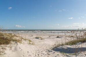On the beach, sun loungers, beach towels - Sea Forever - Heated Pool! Colony Reef Oceanfront Complex! (St. Augustine)