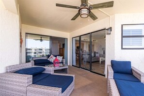 Terrace/patio - Sea Forever - Heated Pool! Colony Reef Oceanfront Complex! (St. Augustine)